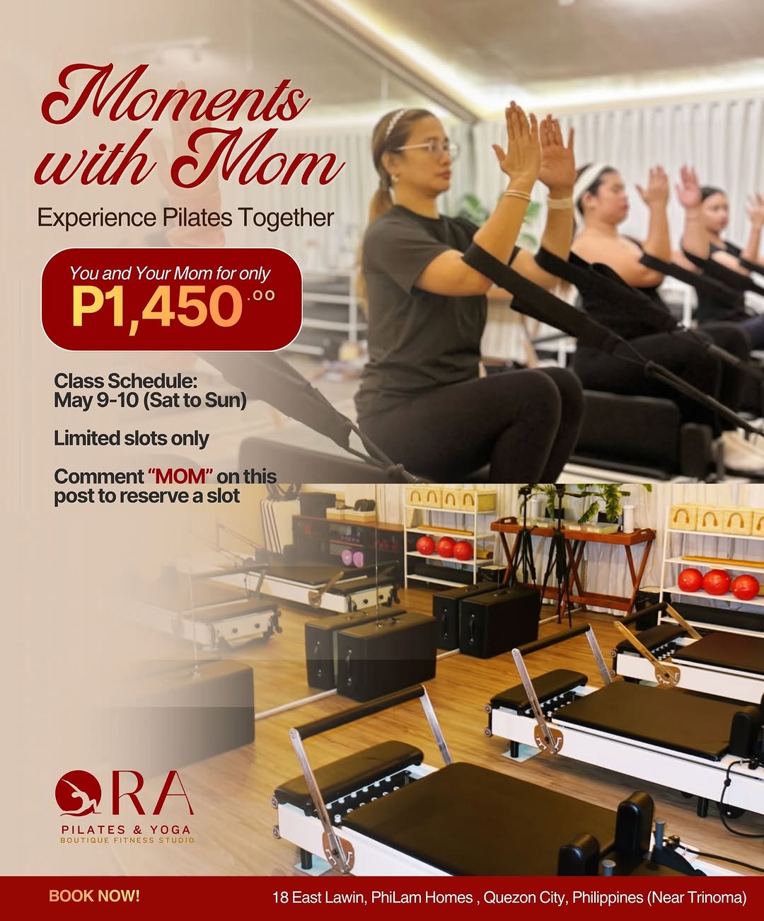 Mat Pilates session at ORA